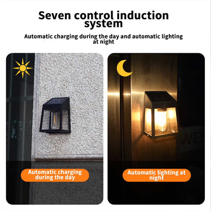 2Pc Solar Lights for Outside,Solar Security Lights,Solar Flood Lights,Outdoor Solar Lighting Stick on Wall,Solar Motion Lights