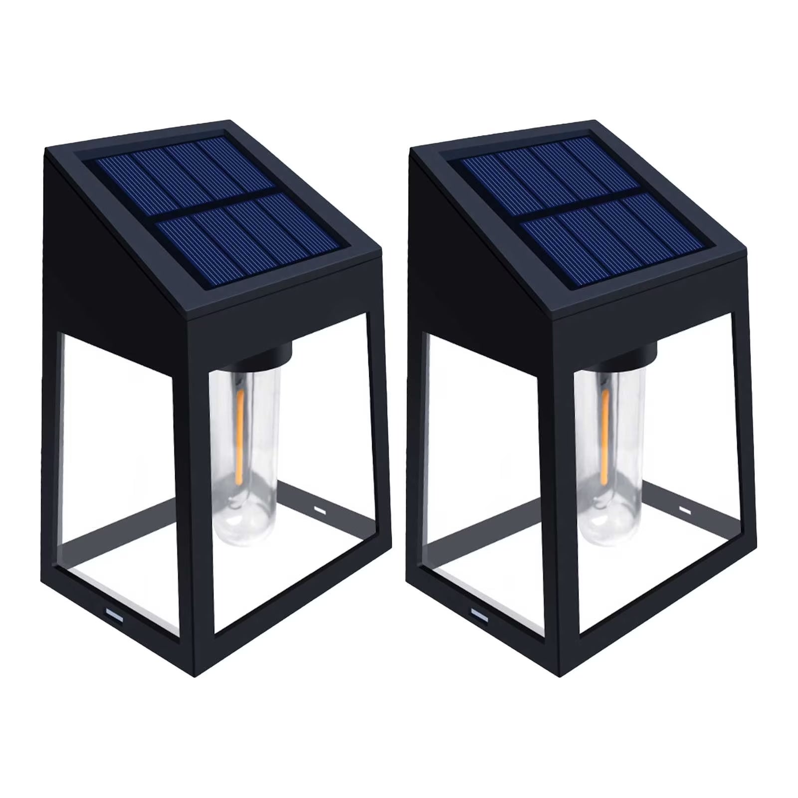 2Pc Solar Lights for Outside,Solar Security Lights,Solar Flood Lights,Outdoor Solar Lighting Stick on Wall,Solar Motion Lights