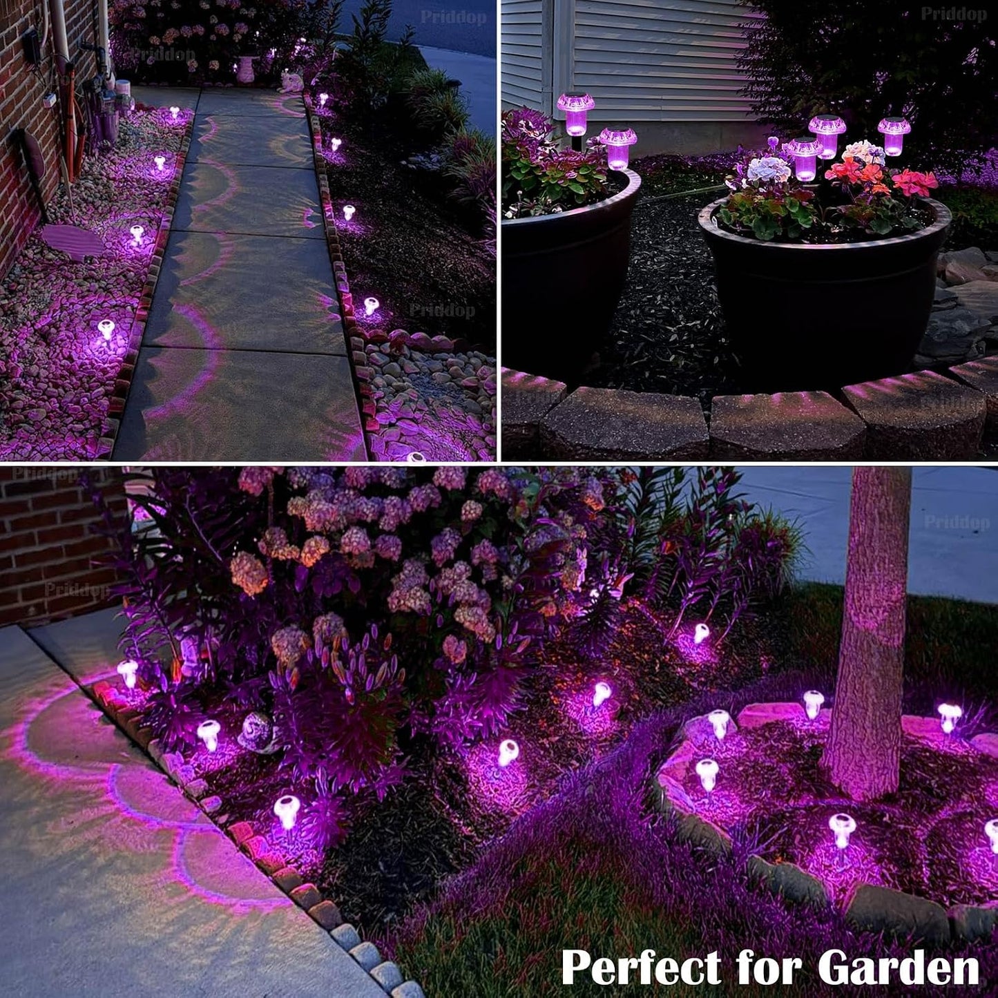 Solar Halloween Lights Outdoor Waterproof 8 Pack Halloween Decor