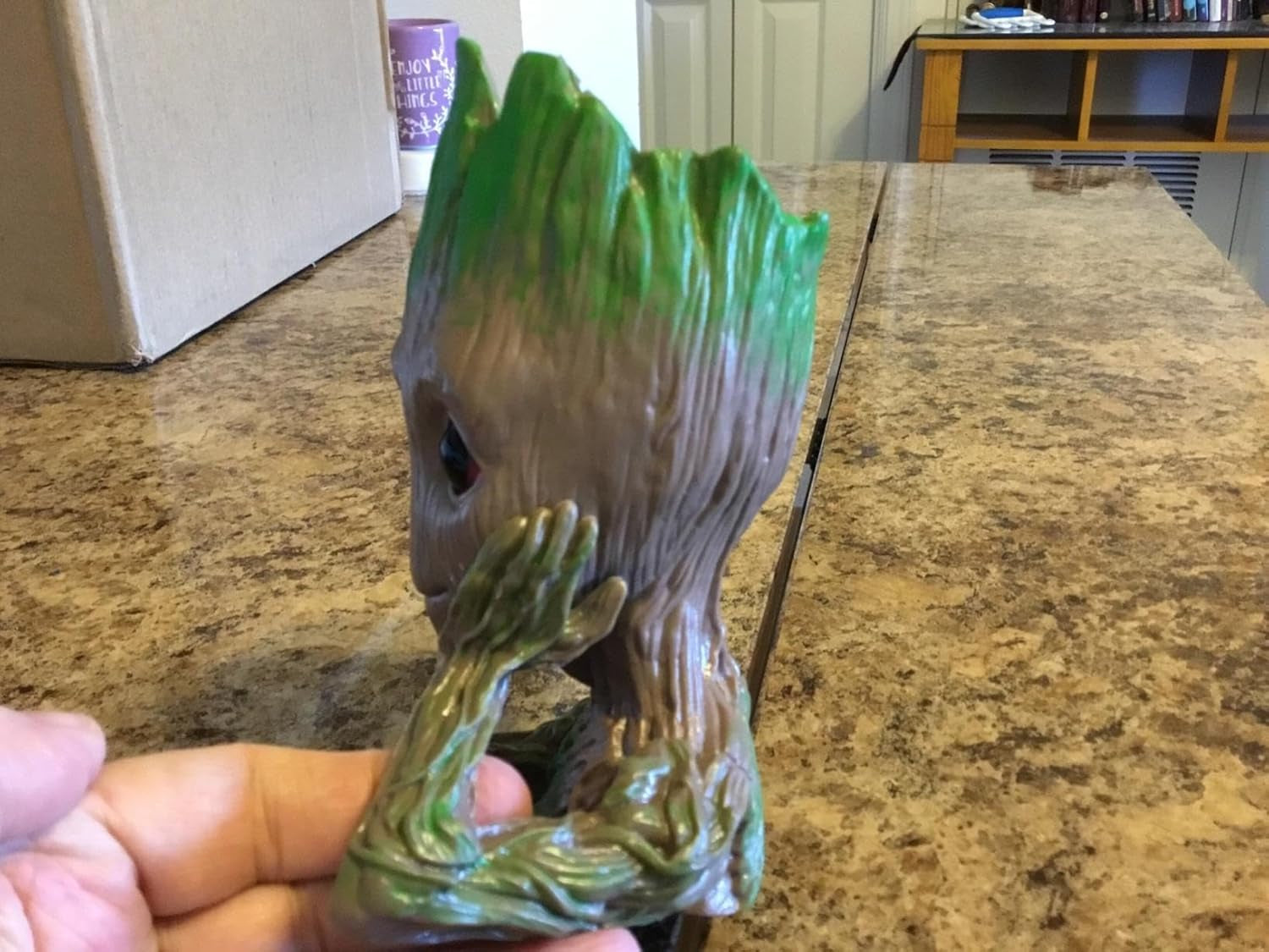 Baby Groot Pens Holder or Groot Planter Pot Perfect for Tiny Succulents 6"