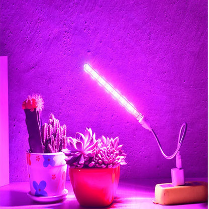 LED Grow Light Full Spectrum Plant Lamp with Flexible Hose Indoor Greenhouse Phyto USB Lamp Flower Seedling Hydroponic Light