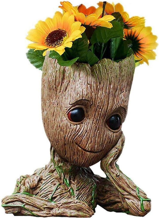 Baby Groot Pens Holder or Groot Planter Pot Perfect for Tiny Succulents 6"