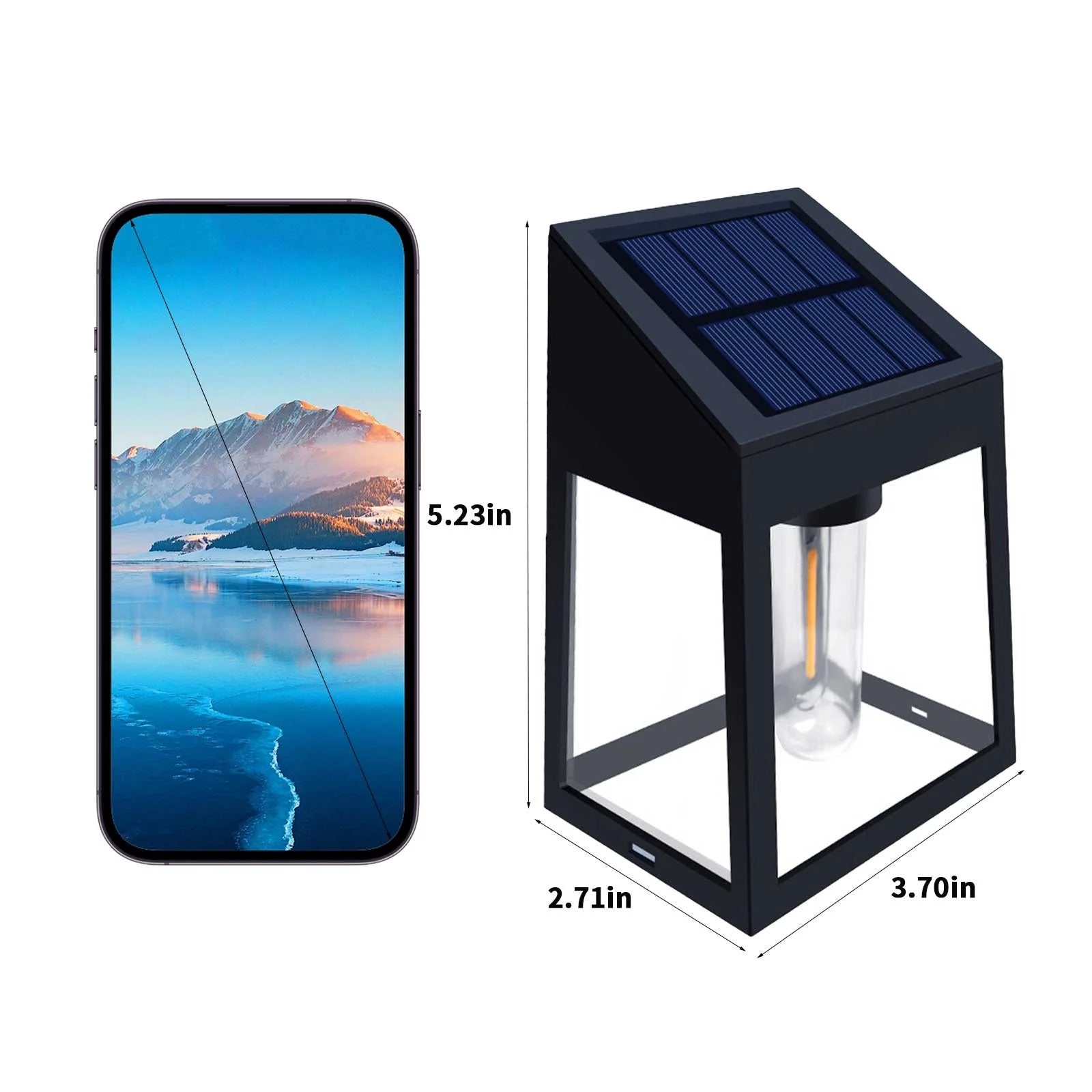 2Pc Solar Lights for Outside,Solar Security Lights,Solar Flood Lights,Outdoor Solar Lighting Stick on Wall,Solar Motion Lights