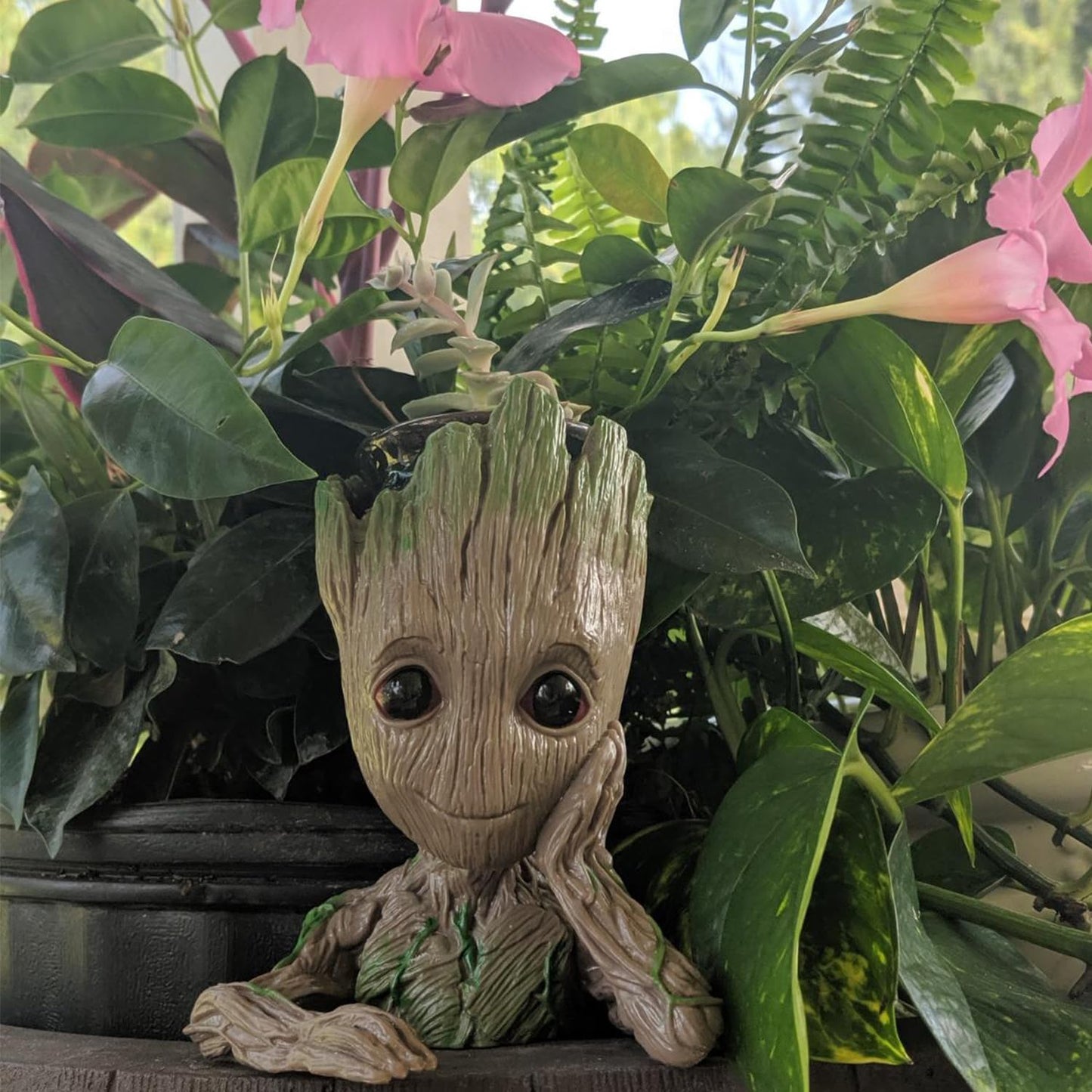 Baby Groot Pens Holder or Groot Planter Pot Perfect for Tiny Succulents 6"