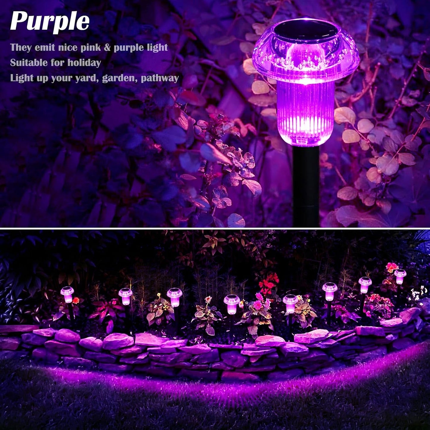 Solar Halloween Lights Outdoor Waterproof 8 Pack Halloween Decor